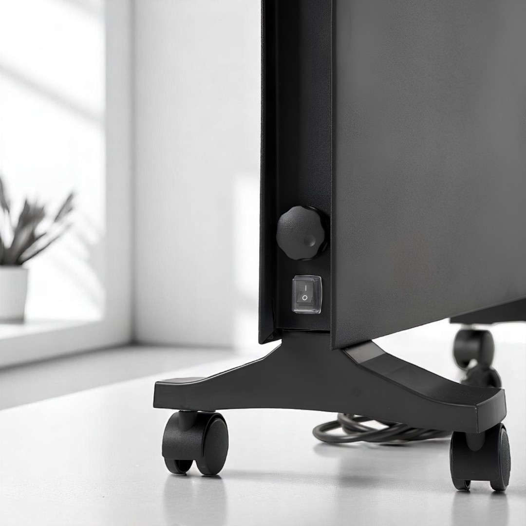 Инфракрасный обогреватель ИОН стандарт 0,7 700 Вт напольно-настенный (т) с терморегулятором /Черный